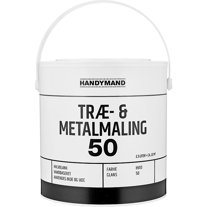Handymand træ- og metalmaling hvid