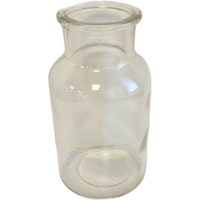 Glasvase H: 12,3 cm - klar