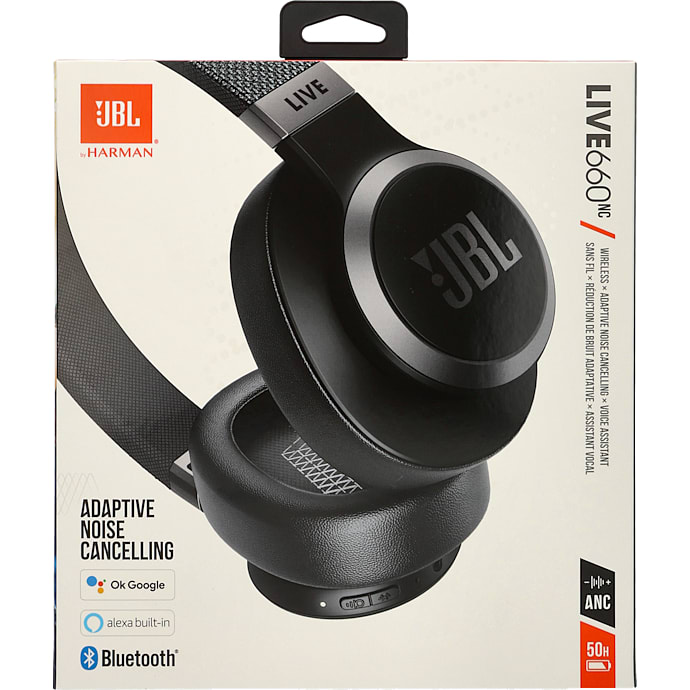 JBL LIVE 660NC trådløse høretelefoner sort