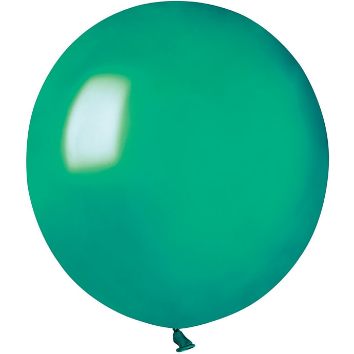 Latexballoner 48 cm 3-pak - Metallic Mørkegrøn