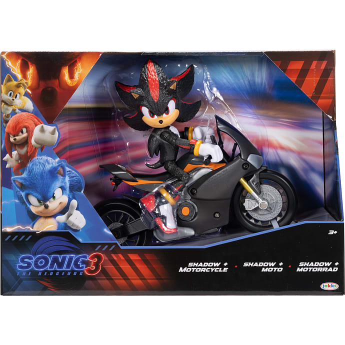 Sonic shadow figur m. cykel