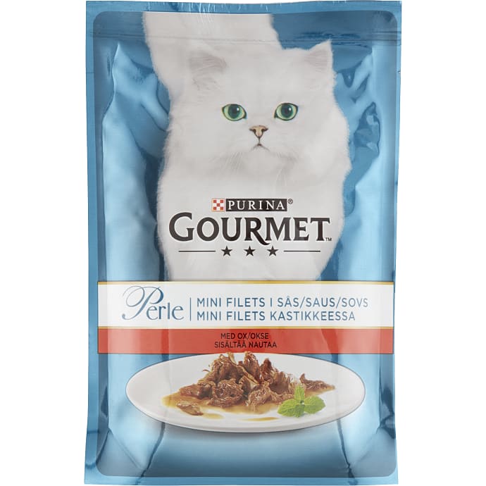 Purina Vådfoder m. okse i sovs 85 g