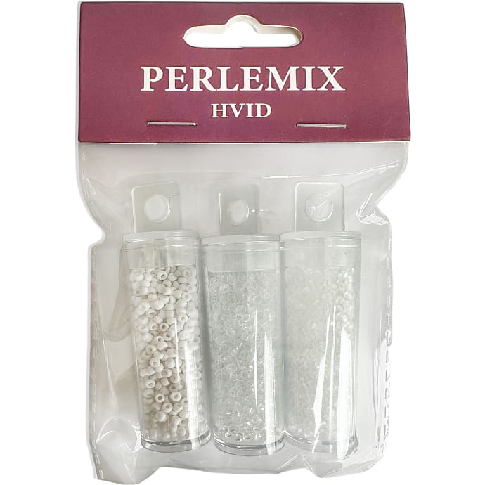 Perlemix - hvid