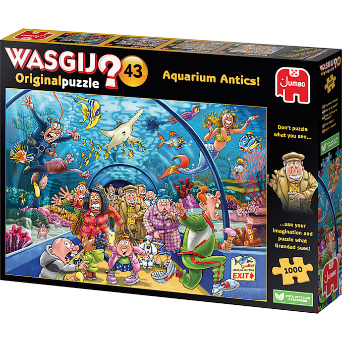 Wasgij Akvarie puslespil - 1000 brikker – produktbillede