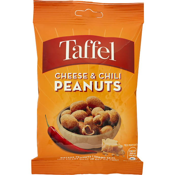 Ristede peanuts m. chili og ostesmag