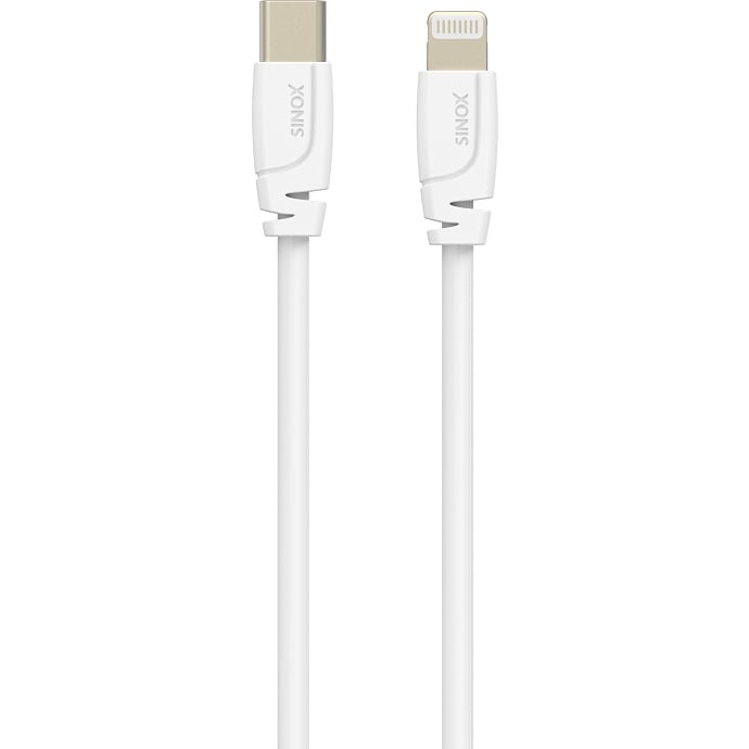 Sinox Pro USB-C til Lightning kabel Hvid