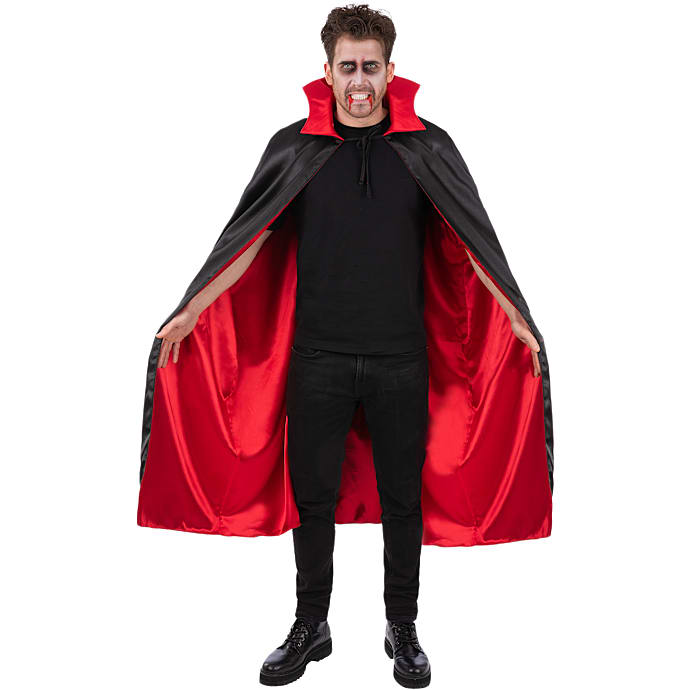 Halloween vampyr kappe kostume str. 180