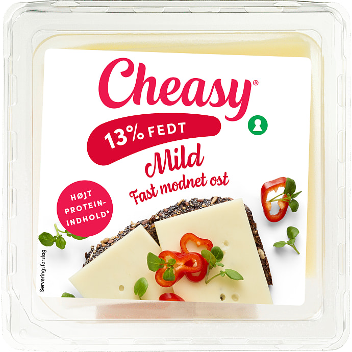Ost i skiver mild 20+ 13% fedt