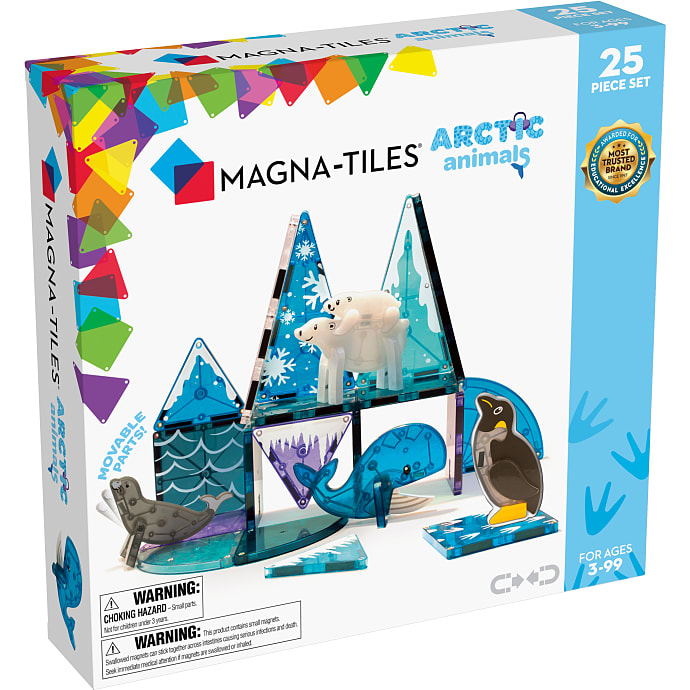 Magna-Tiles magnetisk byggesæt - 25 dele
