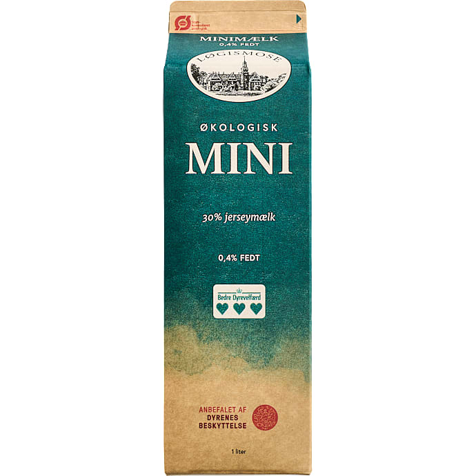 Minimælk 0,4% fedt øko – produktbillede