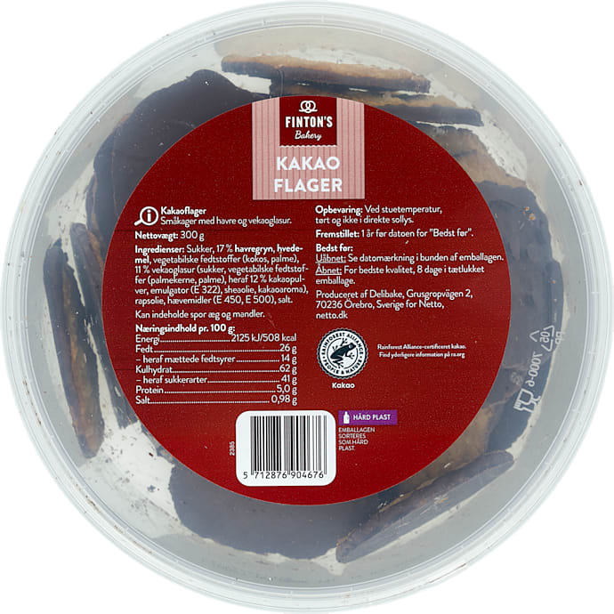 Kakaoflager – produktbillede