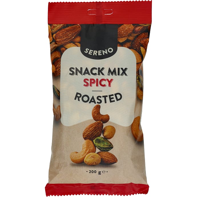 Nøddeblanding m. spicy krydderi – produktbillede