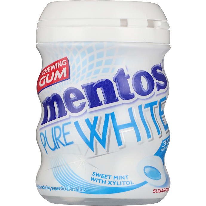 Pure White tyggegummi m. sweet mint smag – produktbillede