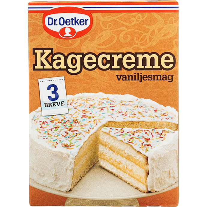 Kagecreme m. vaniljesmag