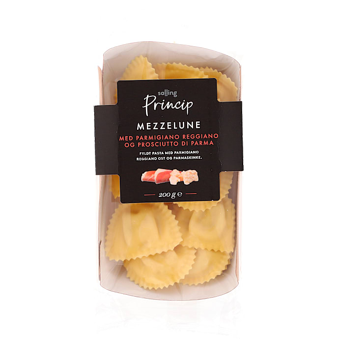 Mezzelune m. skinke og parmasan – produktbillede