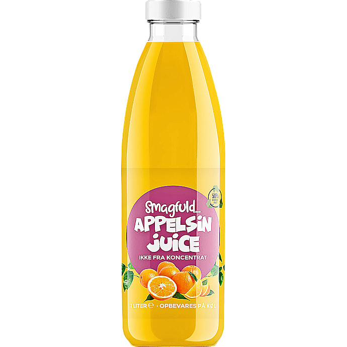 Appelsinjuice m. frugtkød