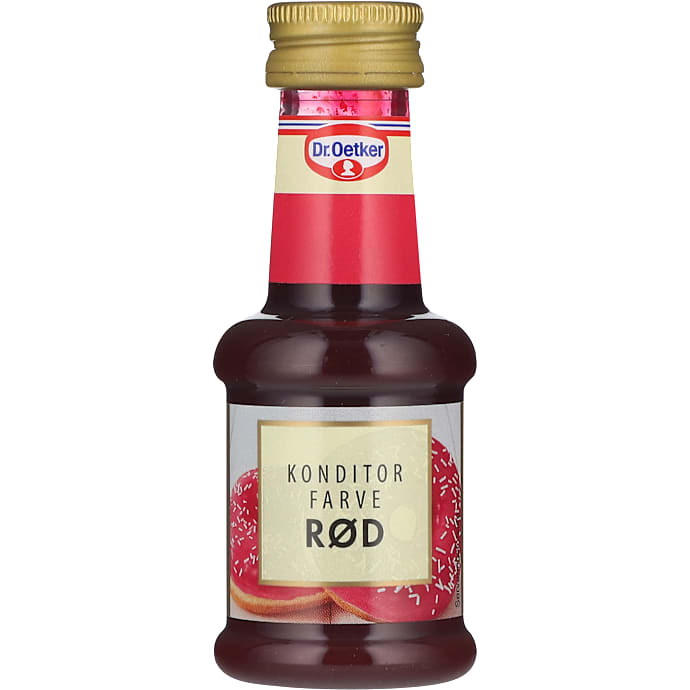 Rød konditorfarve