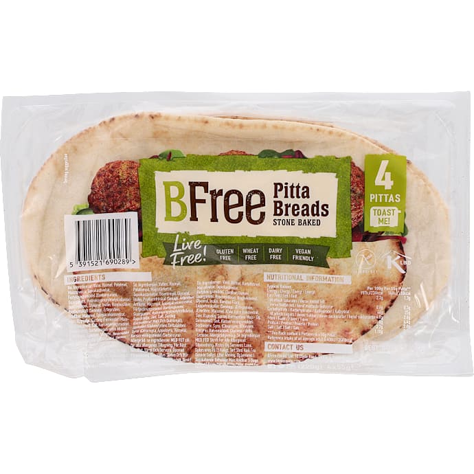 Pitabrød veganske glutenfri