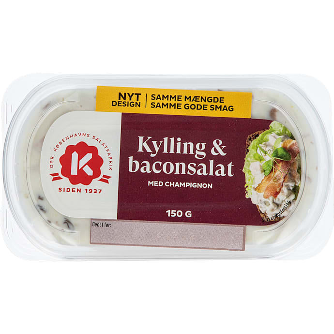 Kylling- og baconsalat