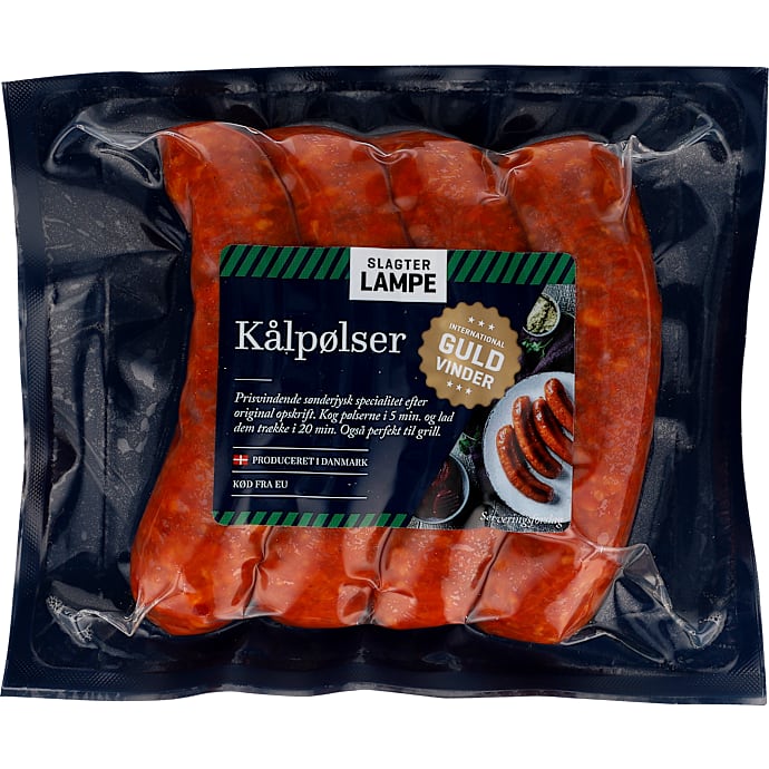 Kålpølser 84% kød