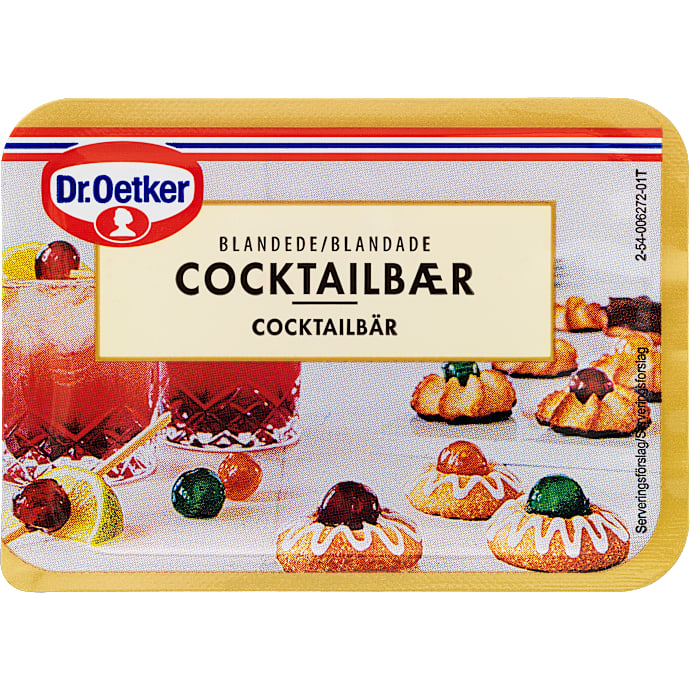Blandede cocktailbær – produktbillede
