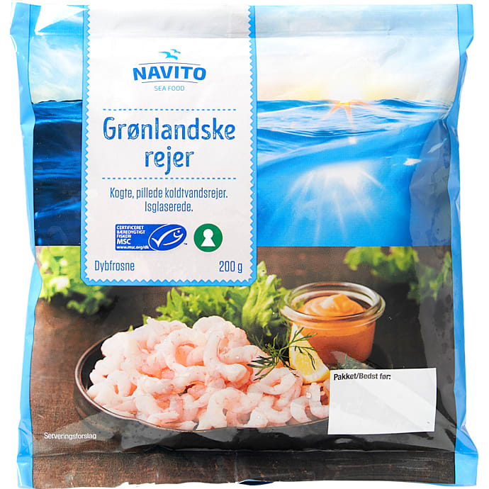 Grønlandske rejer – produktbillede