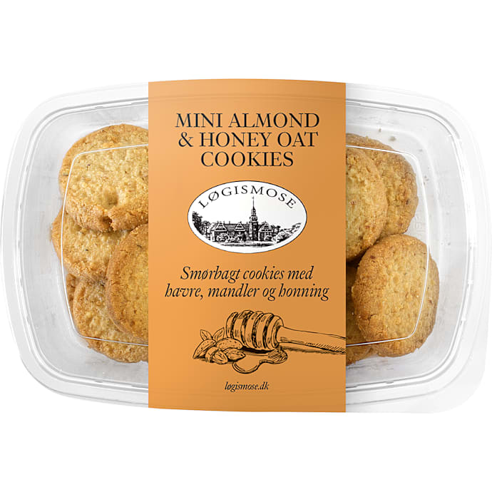 Cookies m. mandler og honning mini