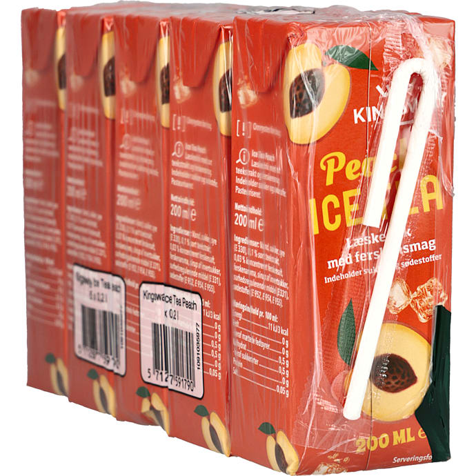 Kingsway icetea 200 ml brik – produktbillede