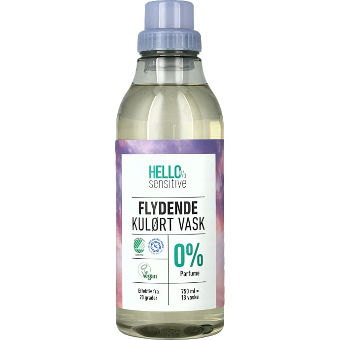 Hello sensitive flydende kulørt 750ml*
