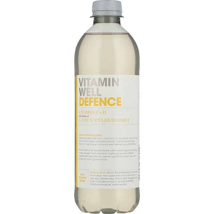 Sportsdrik m. citrus- og hyldeblomstsmag – produktbillede