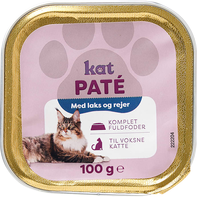 Kattepaté m. laks