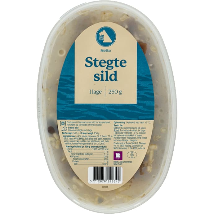 Stegte sild – produktbillede