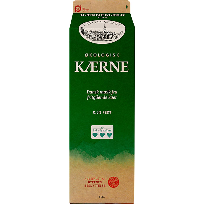 Kærnemælk 0,5% fedt øko – produktbillede