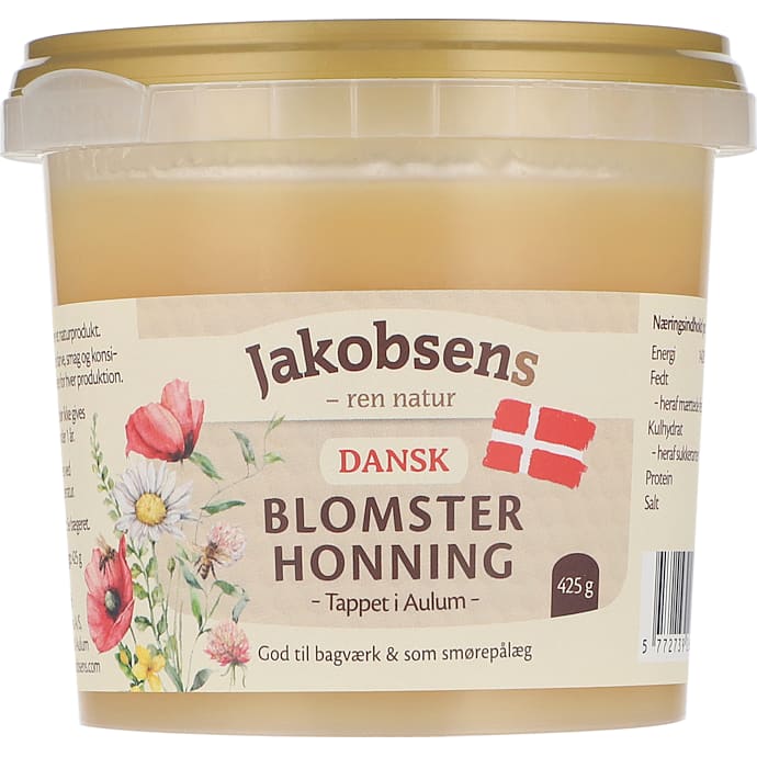 Dansk blomsterhonning – produktbillede