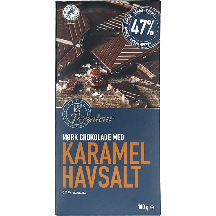 Mørk chokolade m. havsalt