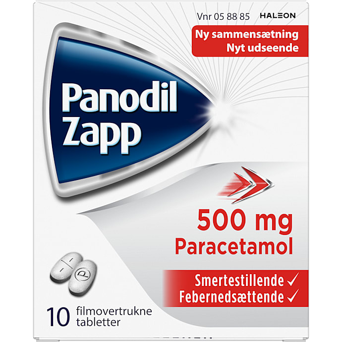 Smertestillende og febernedsættende tabletter 500mg – produktbillede