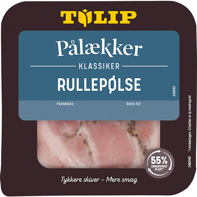 Rullepølse i skiver