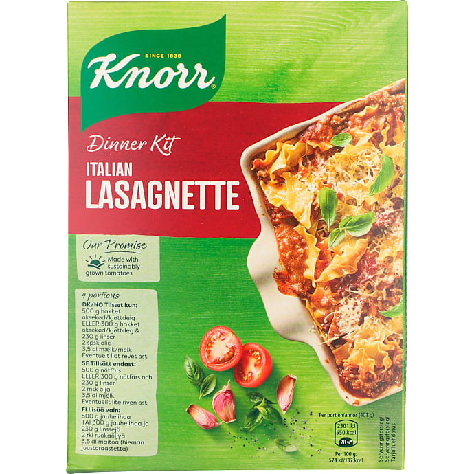 Dinner Kit lasagnette