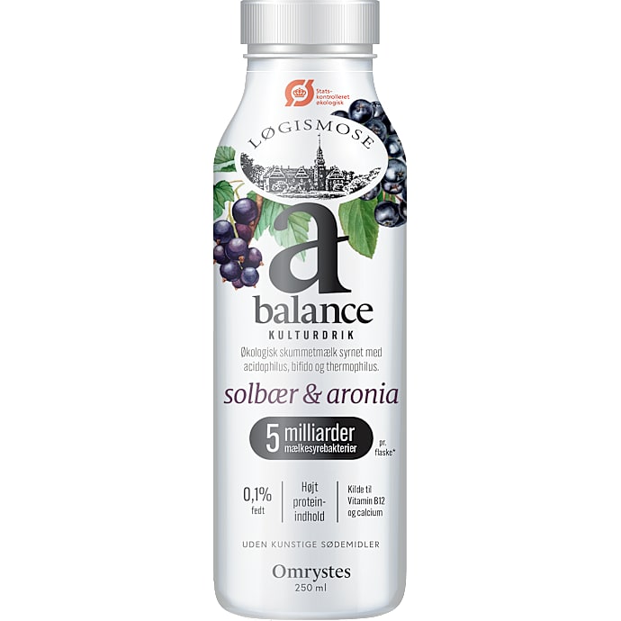 A-balance kulturdrik solbær aronia øko