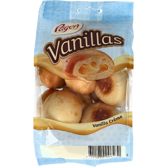Hvedeboller m. vaniljecreme – produktbillede