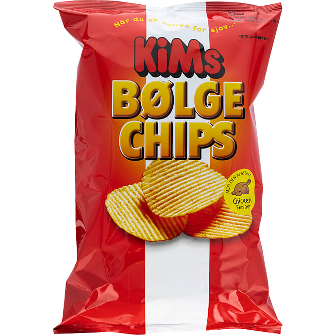 Bølge chips m. kyllingesmag – produktbillede