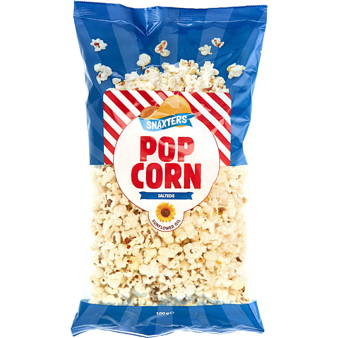 Saltede popcorn