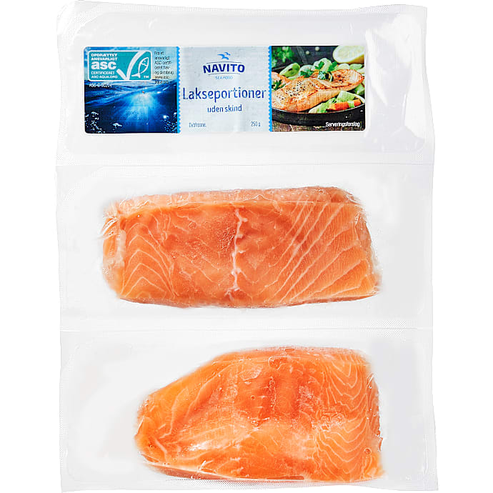 Lakseportioner – produktbillede