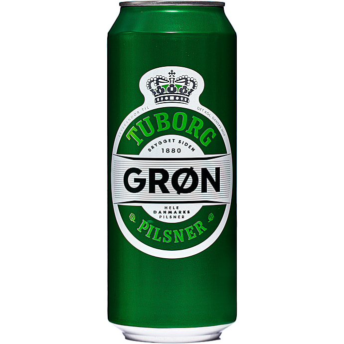 Grøn Tuborg Pilsner