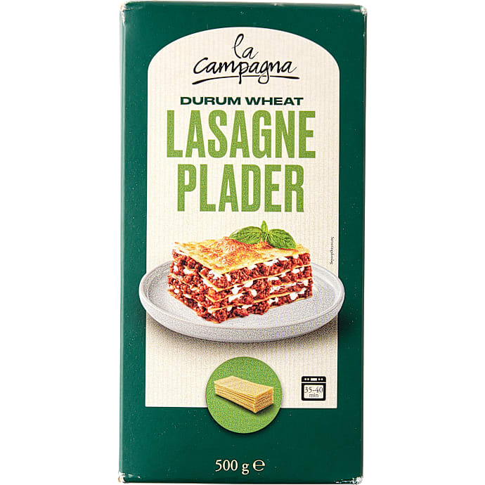 Lasagneplader – produktbillede
