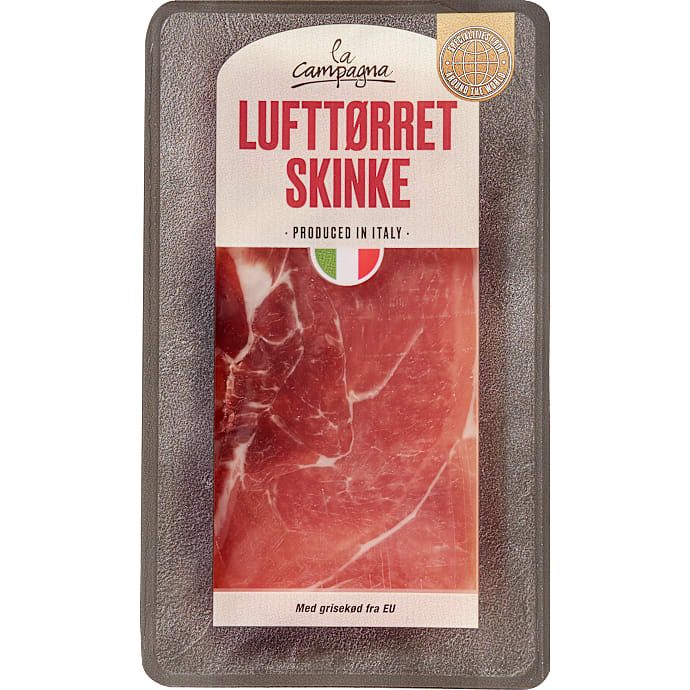Lufttørret skinke i skiver – produktbillede