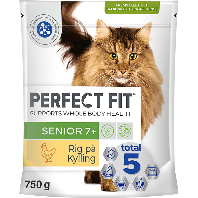 Tørfoder m. kylling senior – produktbillede
