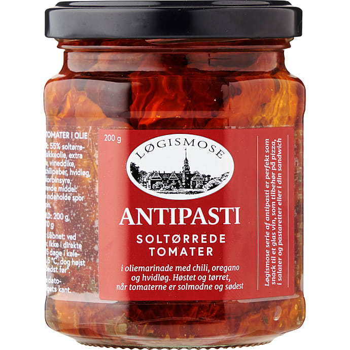 Antipasti soltørrede tomater