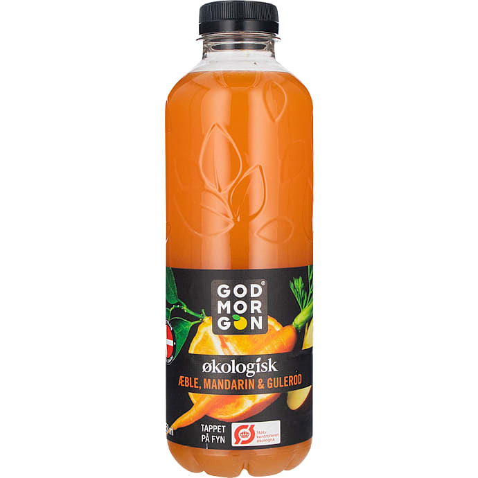Juice m. æble, mandarin og gulerod øko