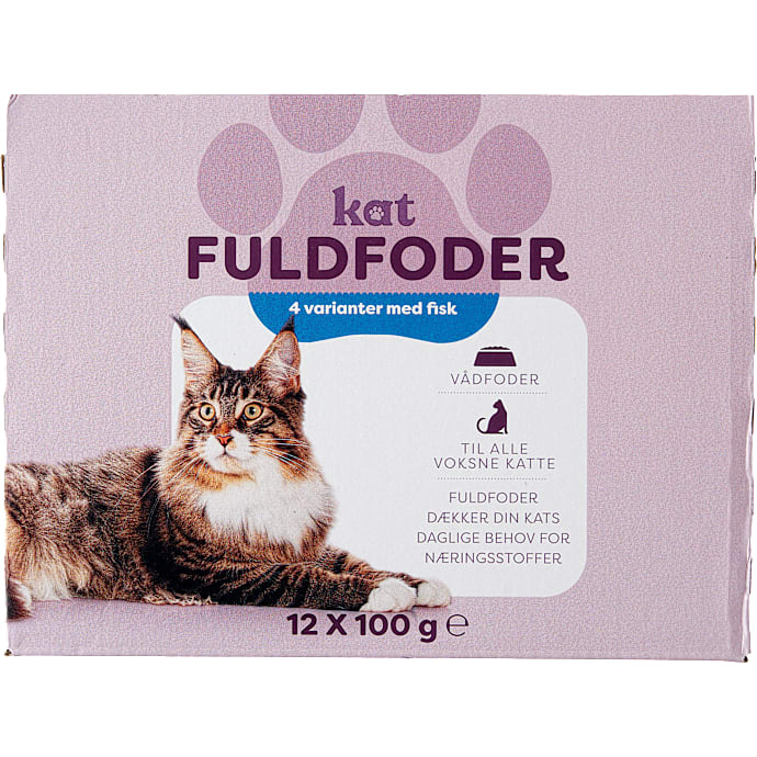 Kattefoder multipack m. fisk